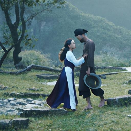 Một hình ảnh trong phim 'Nam Cao' thể hiện trang phục truyền thống của Thanh Hóa